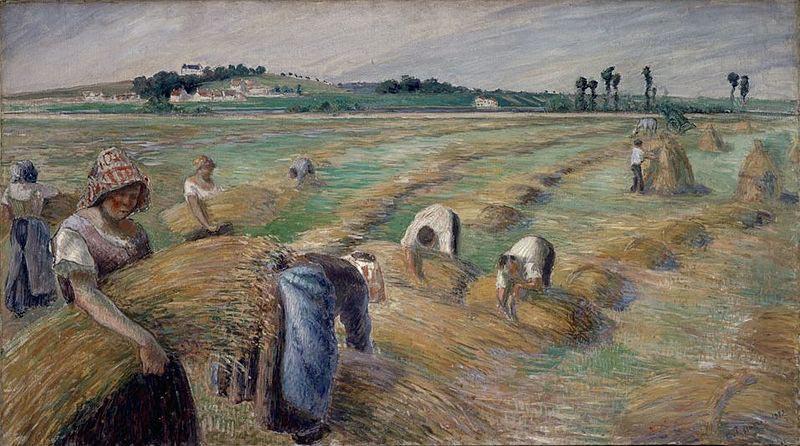 The Harvest, Camille Pissarro